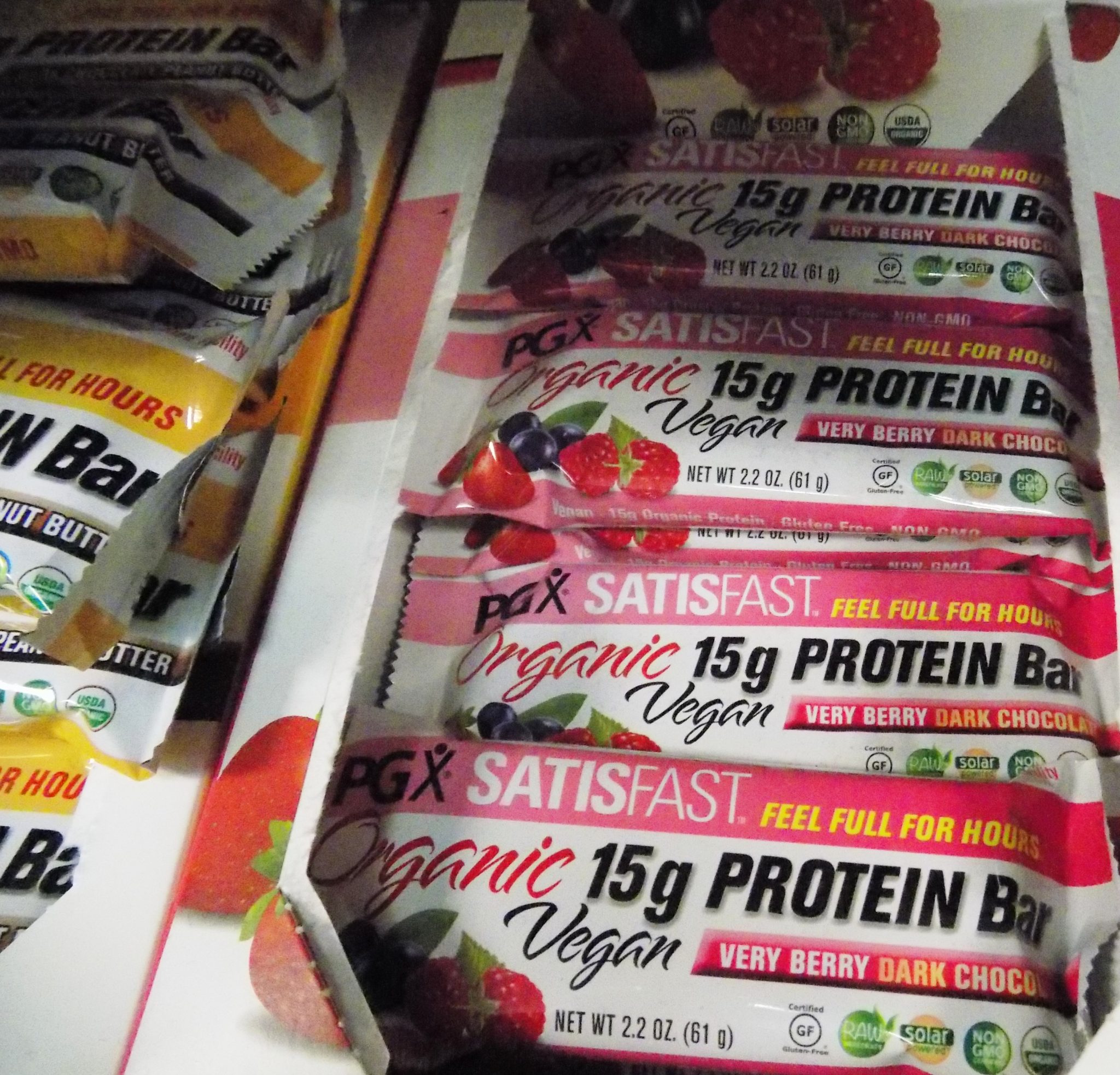 PG X Satisfast Vegan Protein Bars
