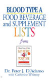 Blood Type A: Food, Beverage and Supplemental Lists from Eat Right 4 Your Type