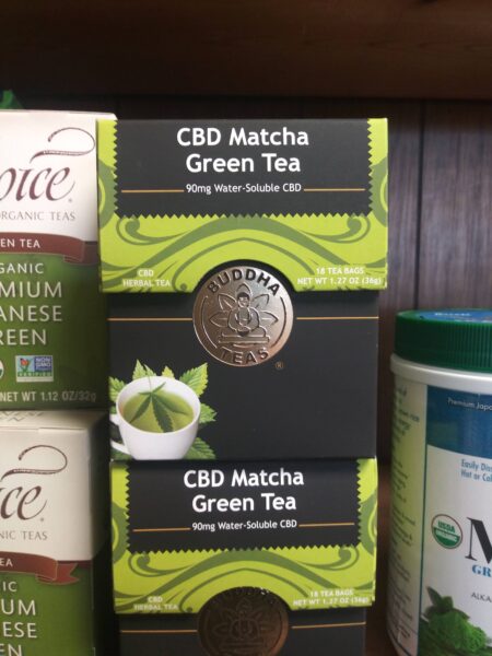 matcha green tea with cbd