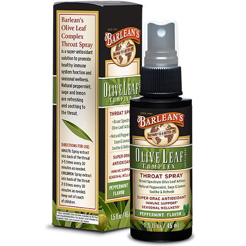 Olive Leaf Complex Throat Spray 1.5oz FG-10102