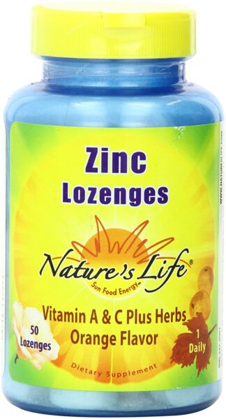 zinc lozenges orange flavor