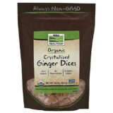 NOW Foods, Organic Crystallized Ginger Dices