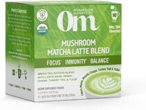 Om Mushroom Superfood Matcha Latte Blend Mushroom Powder