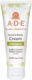 Carlson, ADE Hand and Body Cream, 20000 IU Vitamin D, 10000 IU Vitamin E, Lemongrass