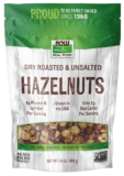 NOW Foods Hazelnuts, Dry Roasted & Unsalted