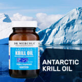 Dr. Mercola Antarctic Krill Oil – 1000MG Omega 3 Supplement With EPA DHA Phospholipids & Astaxathin – Odorless & Mercury Free