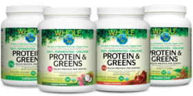 Whole Earth & Sea from Natural Factors, Organic Fermented Protein & Greens, Vegan Whole Food Supplement Powders