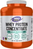 NOW Sports Nutrition, Whey Protein Concentrate, 24 G With BCAAs, Unflavored Powder