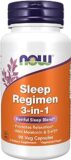 NOW Supplements, Sleep Regimen 3-In-1, With Melatonin, 5-HTP and L-Theanine