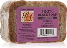 RA Cosmetics 100% Black Soap with Lavender