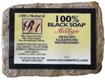 RA Cosmetics 100% Black Soap with Mango